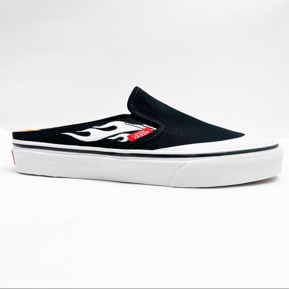 Vans x A$AP Worldwide Classic Slip-On Mules Black & White - Picture 7 of 10